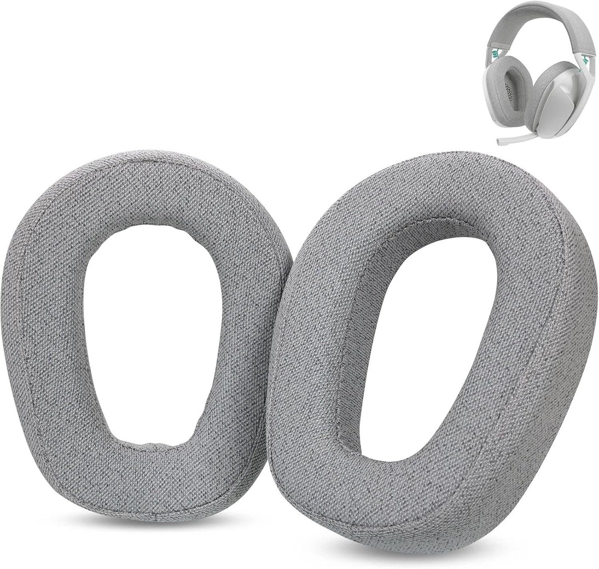 G321 Oorkussens Vervangende Kussens Compatibel met Logitech G321 Hoofdtelefoon Premium Mesh Stof en Memory Foam - ShopVlot