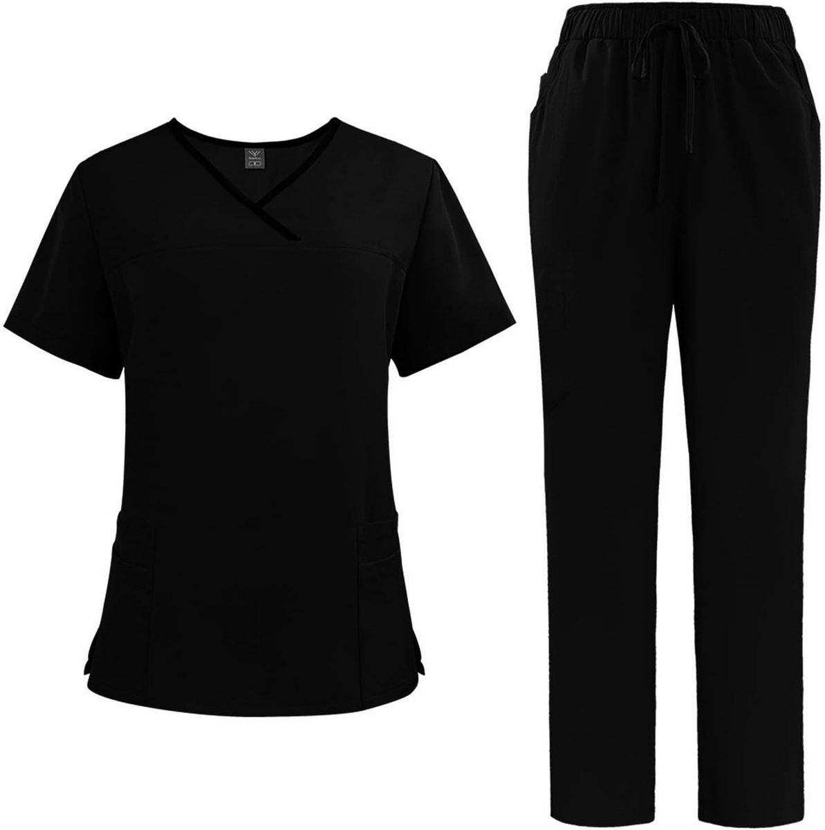 Professional medical unisex clothing with upper in an elastic belt. Maintenance of the pants - ShopVlot