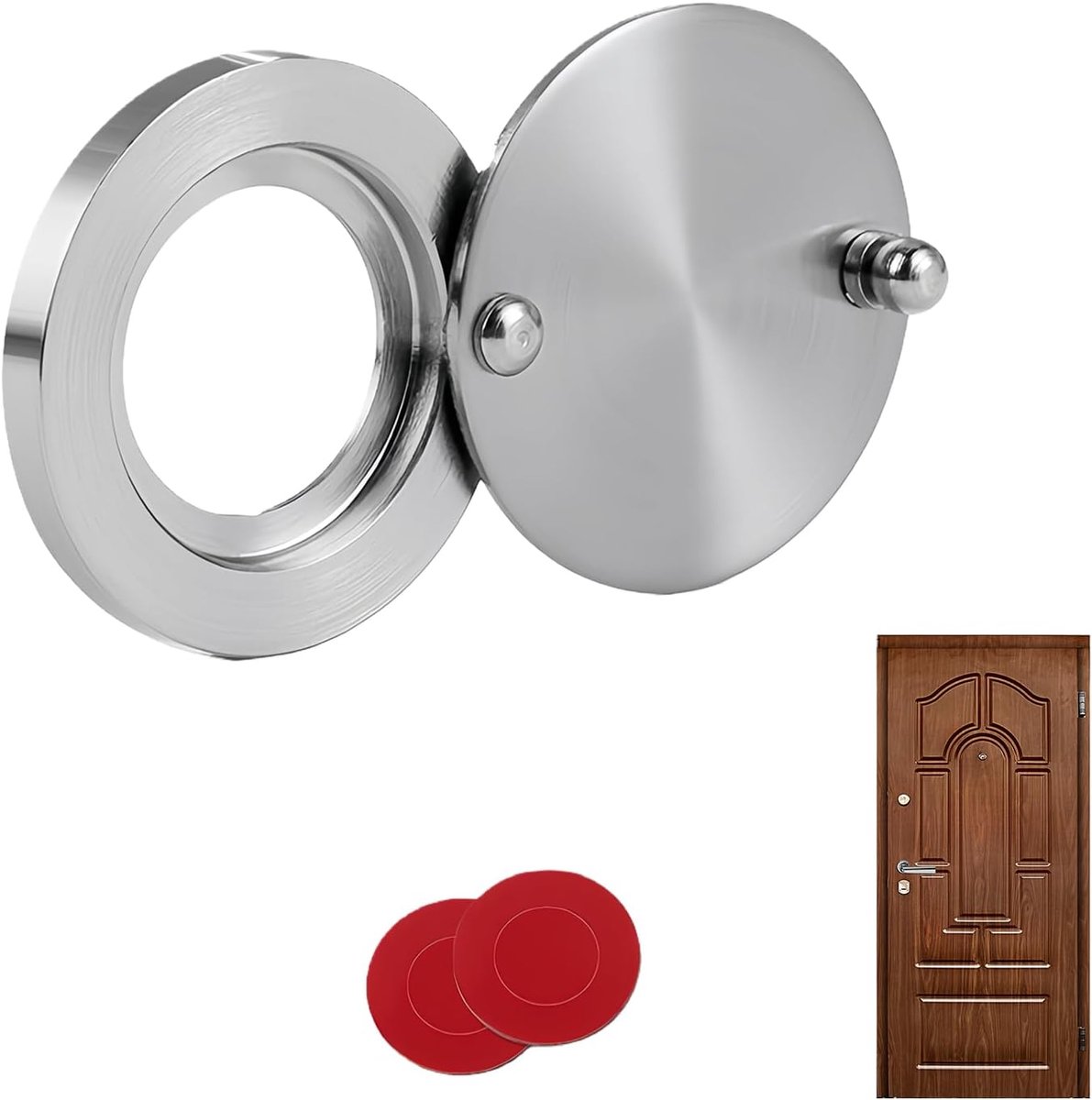 Door Spy Cover, Door Spy No Drilling, Door Spy Cover with Self Adhesive Installation Tools, Door Spy Cover for Hotel - ShopVlot