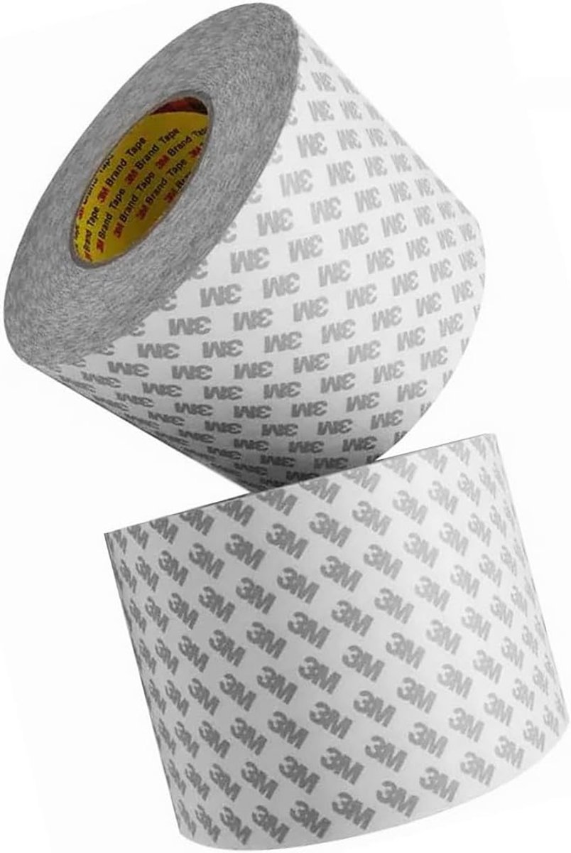 Dubbelzijdige tape 100 mm x 50 m - sterke hechting - waterbestendig - ideaal voor bevestigen - ShopVlot