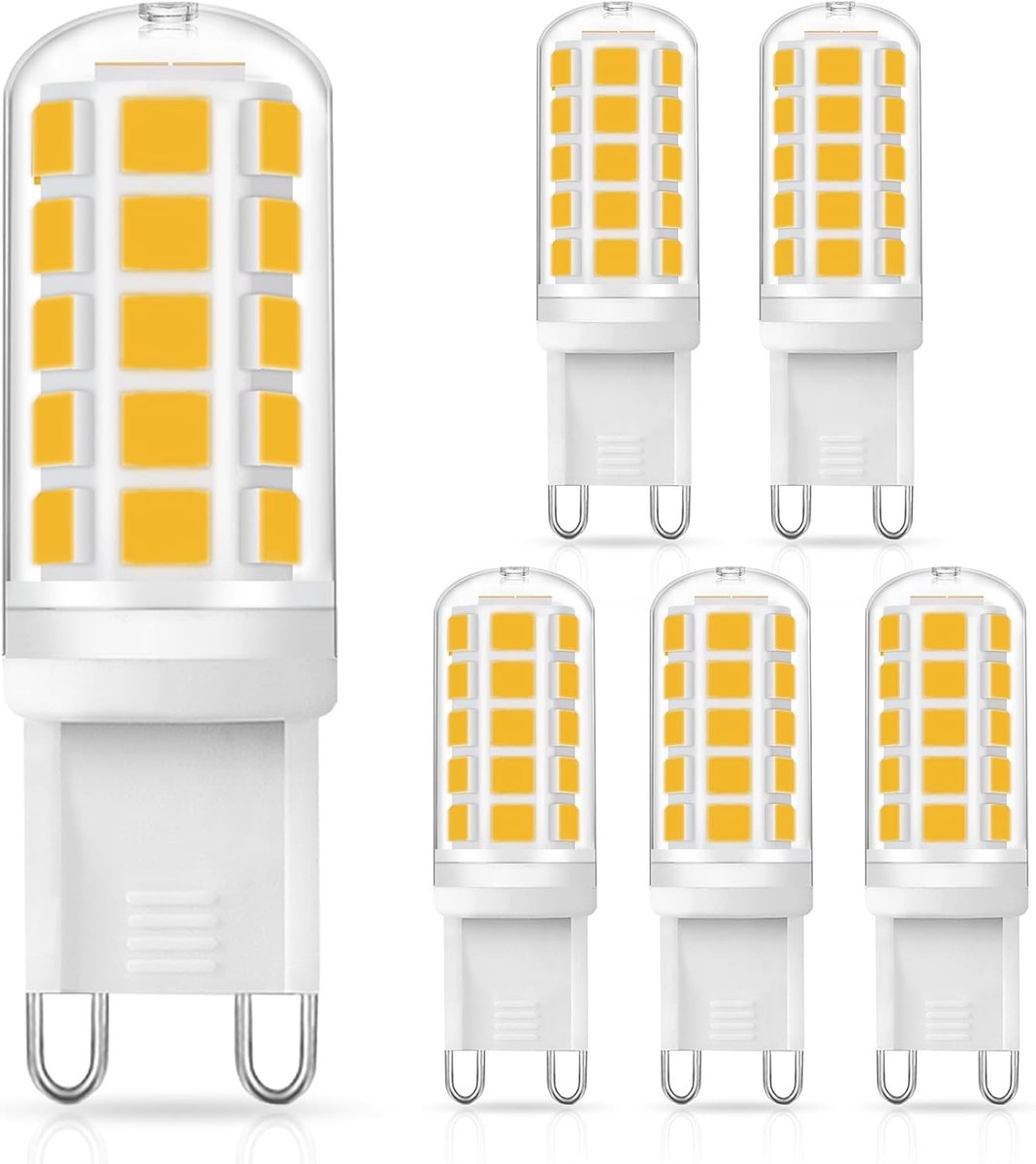 LED Lamp - Wit - 50 mm - Energiebesparende G9 Lamp met 410 Lumen - Voor Binnenverlichting