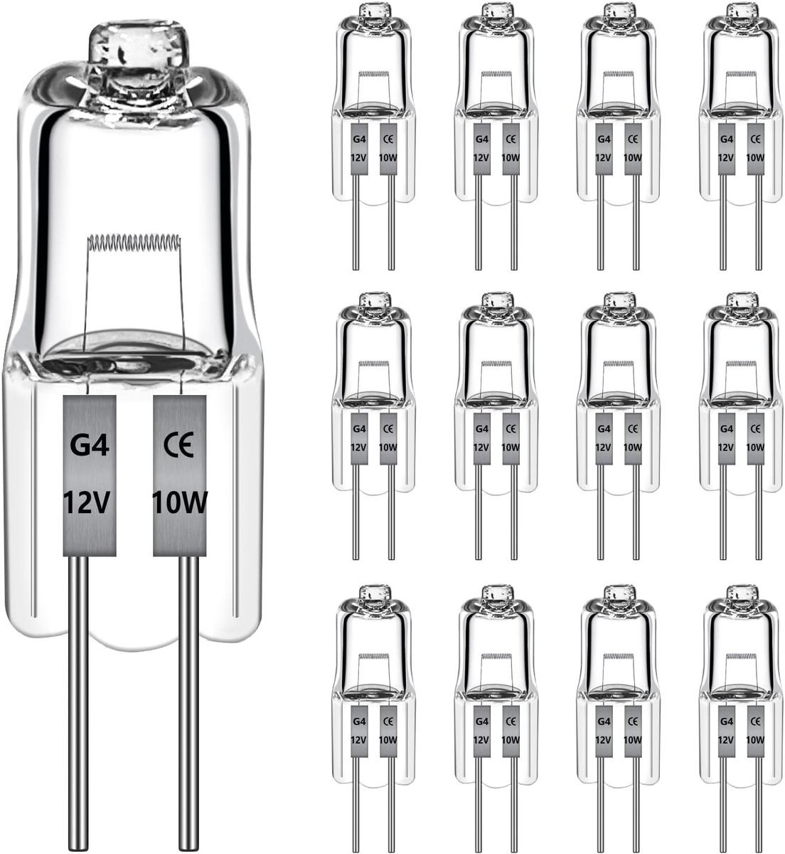 G4 Halogeenlamp - Warm Wit - 10W - Dimbare Capsulelamp met 2 Pinnen - Voor Afzuigkappen en Ovens