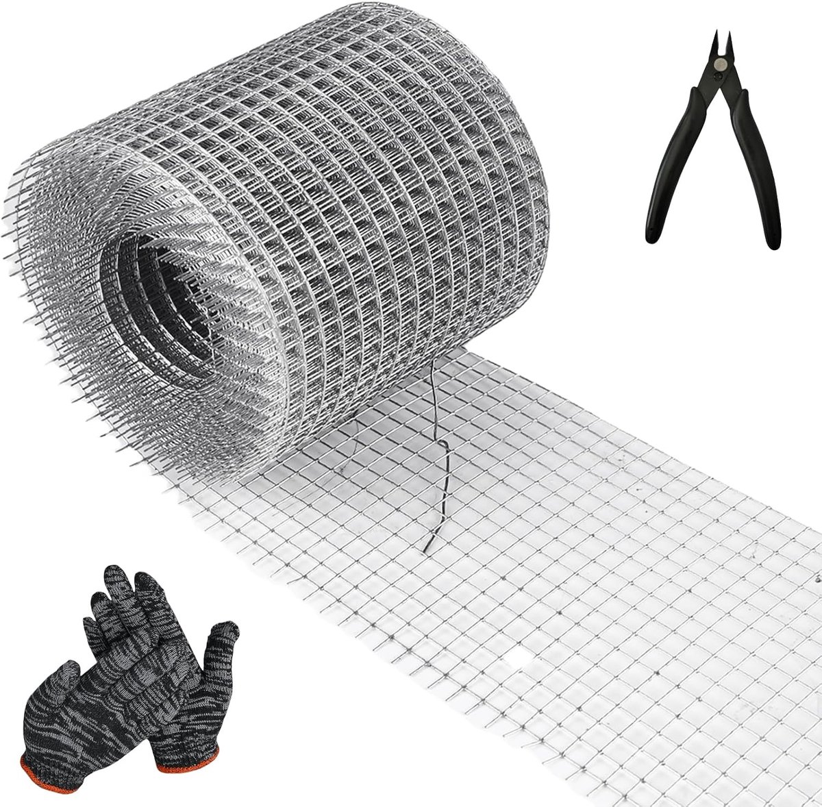 Rodent draadgaas 20 cm x 6 m - 304 roestvrij staal - rattenbescherming - effectieve bescherming tegen ongedierte - ShopVlot