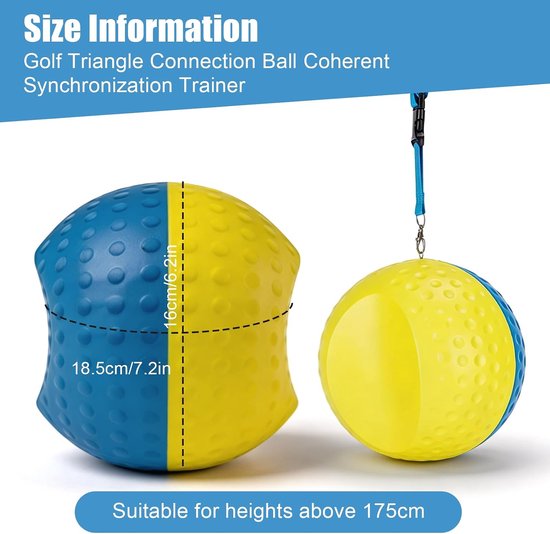 Golf swing trainer - grote maat - PU materiaal - verbeter je swinghouding - ShopVlot van GOLF — afbeelding 5