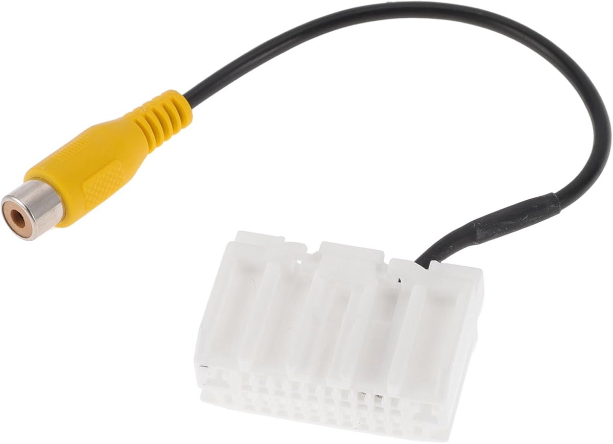 Achteruitkijkcamera adapter kabel - voor Jeep Compass 2009-2017 - witte metaal - eenvoudig installeren - ShopVlot