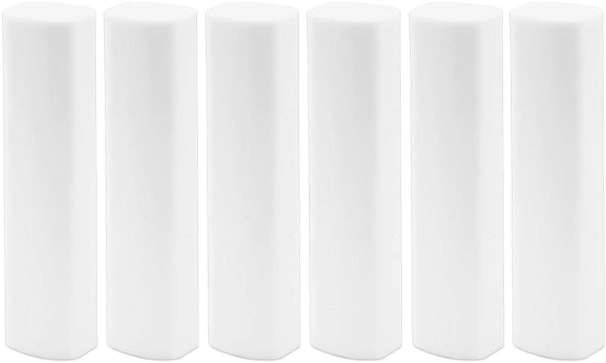 Gum navullingen 6 stuks - latexvrij - voor retractable gummen - verwijdert potloodstrepen moeiteloos - ShopVlot