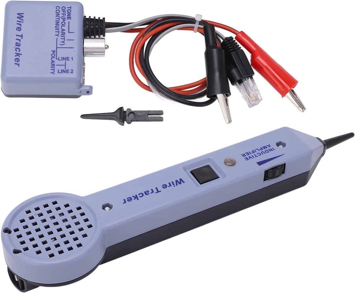 Netwerkkabel tester kit - Geluid- en lichtindicatie - Kabelzoeker voor telefoon, data en beveiligingssystemen - ShopVlot