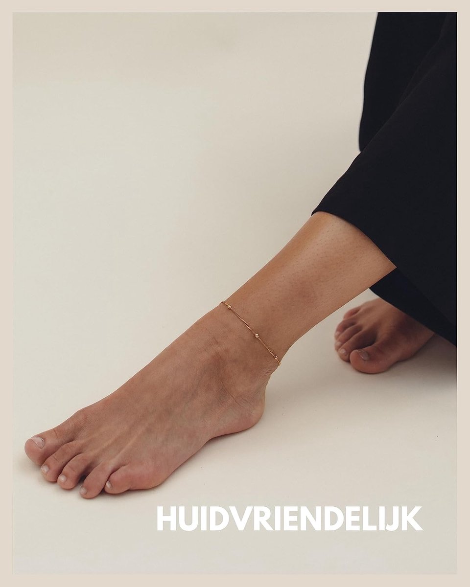 Anklet voor dames - kleine parel - roestvrij staal - waterproof en stijlvol - ShopVlot