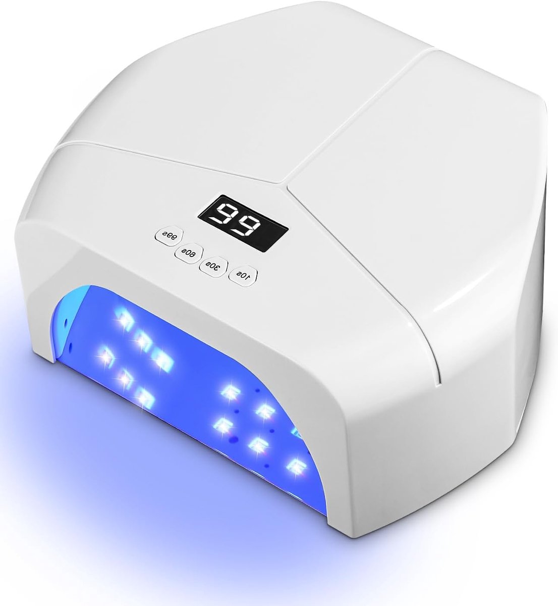 UV LED Nagel Lamp 298 W - Professionele Droogfunctie - 72 LEDs - Snel Drogen voor Thuis of Salon - ShopVlot