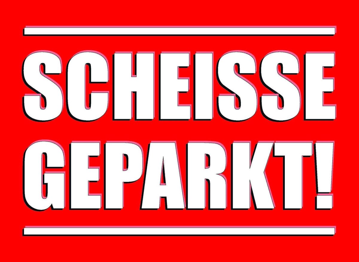 Parkeerblokken set van 2 - rode lijmplaat voor voorruit - DIN A7 - voorkomt valse parkers - ShopVlot