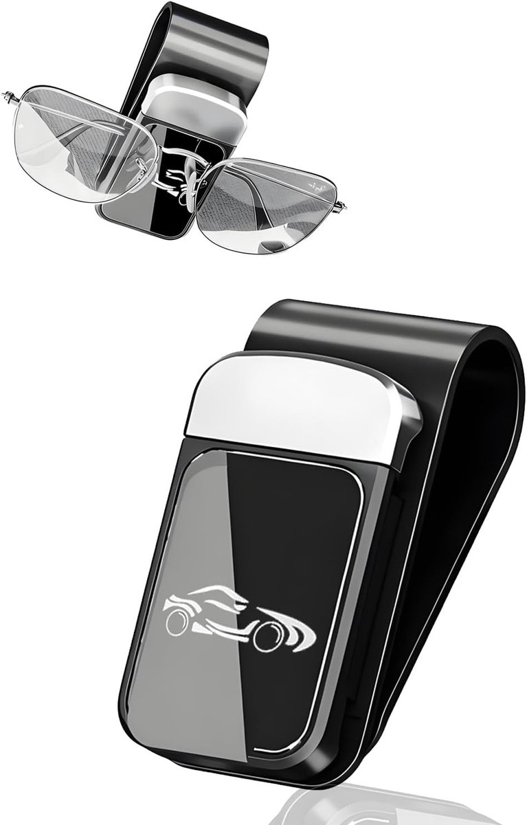 1 x Car Sun Visor Glasses Holder Sunglasses Holder Car Sunglasses Holder Car Sunglasses Holder with Clip Car Universal - ShopVlot