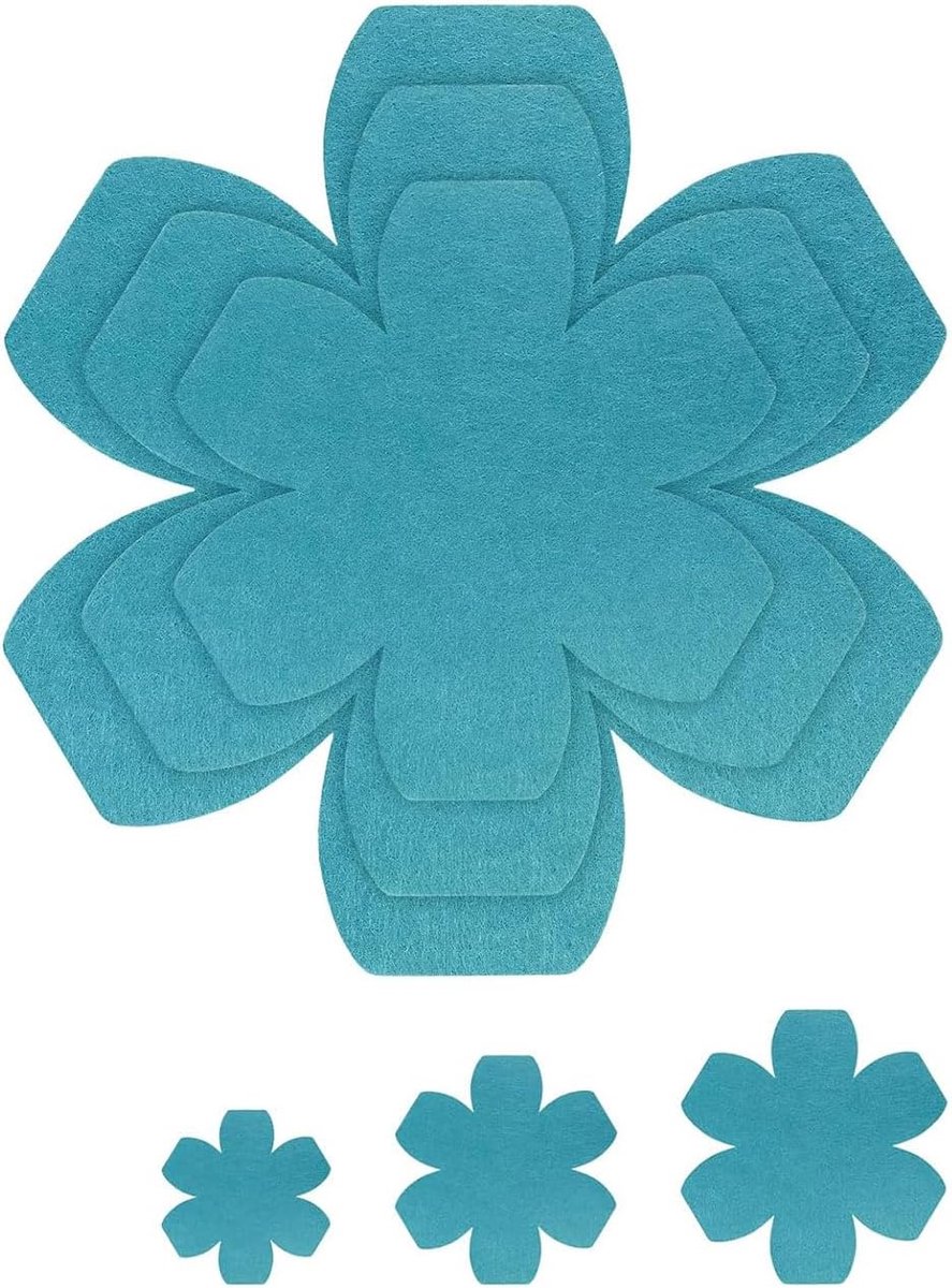 6 stuks pannenbeschermers van vilt, 25/20/15 cm, antislip en verstelbare warmte-isolerende mat ter bescherming van - ShopVlot