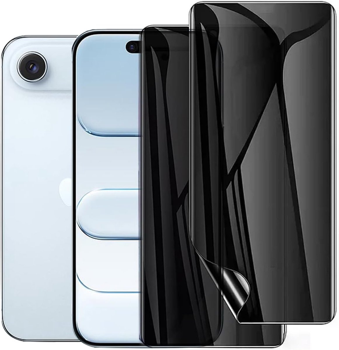 Privacy Screen Protector Compatible with iPhone Air/17 Slim 17 Air 6.5 Inch Privacy Screen Protector Outdoor - ShopVlot