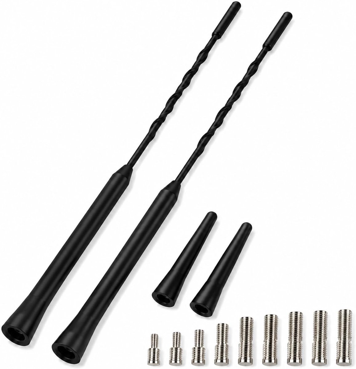 4 stuks universele auto-antenne, 6,5 cm en 23,5 cm, vervangende auto-antenne FM Dab met stabiele ontvangst - ShopVlot