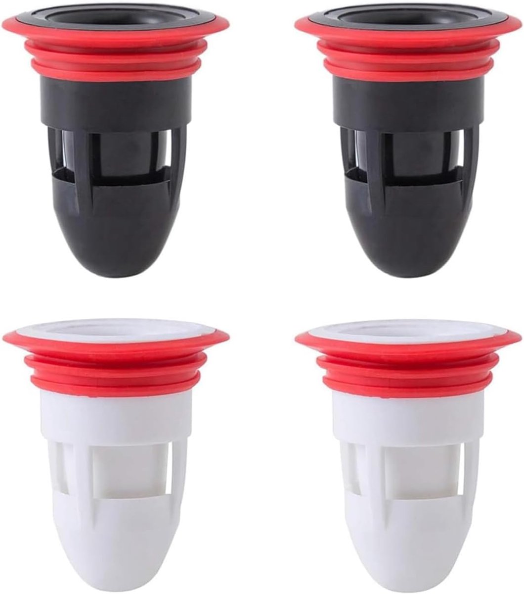 4pcs Rubber Drain Shower Drain Shower Floor Drain Odor Valve for Floor Drain Diameter 41-50mm - ShopVlot