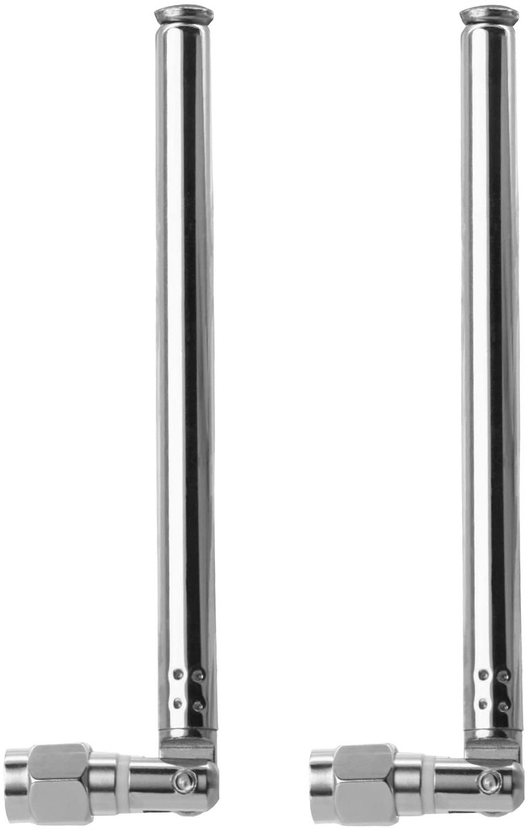 Solidchoice - Set van 2 Telescopische Antennes met SMA Male Connector