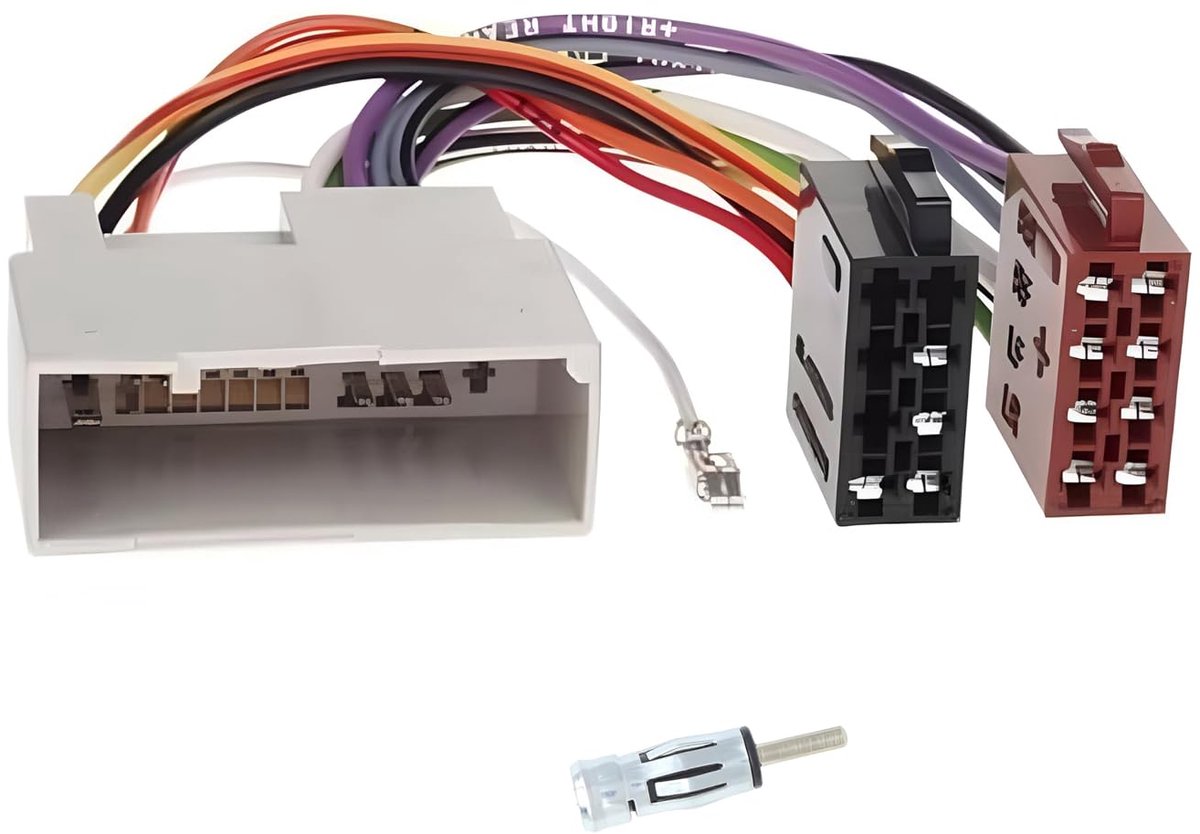 Adapterkabel ISO en radio antenne - Ford Fiesta Fusion, Land Rover Freelander - eenvoudige installatie - ShopVlot