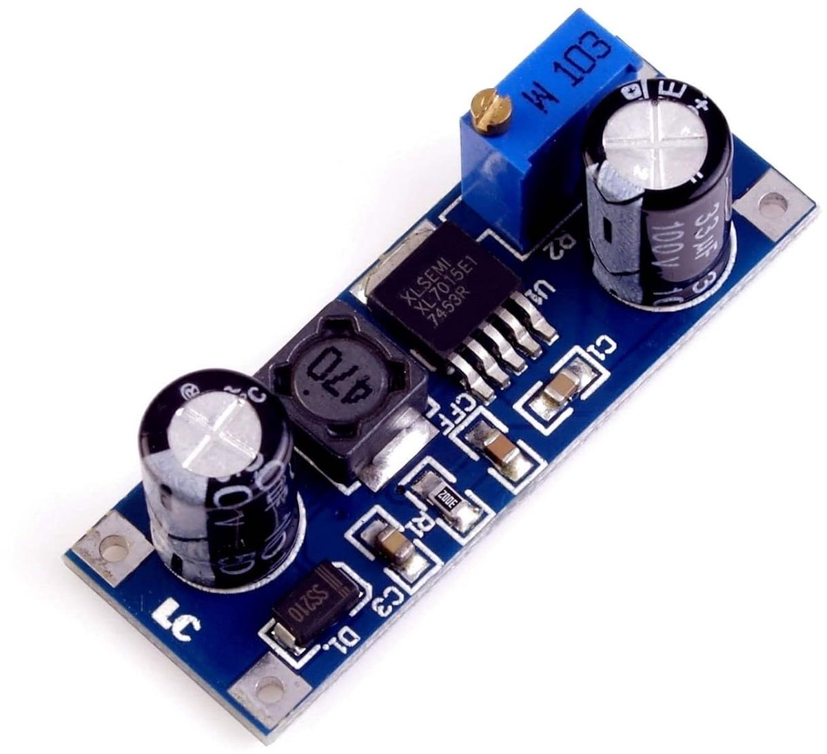 DC-DC step down converter 5-80V naar 5-20V - XL7015 voltage regelaar - 0.8 A max stroom - Ideaal voor energiebeheer - ShopVlot