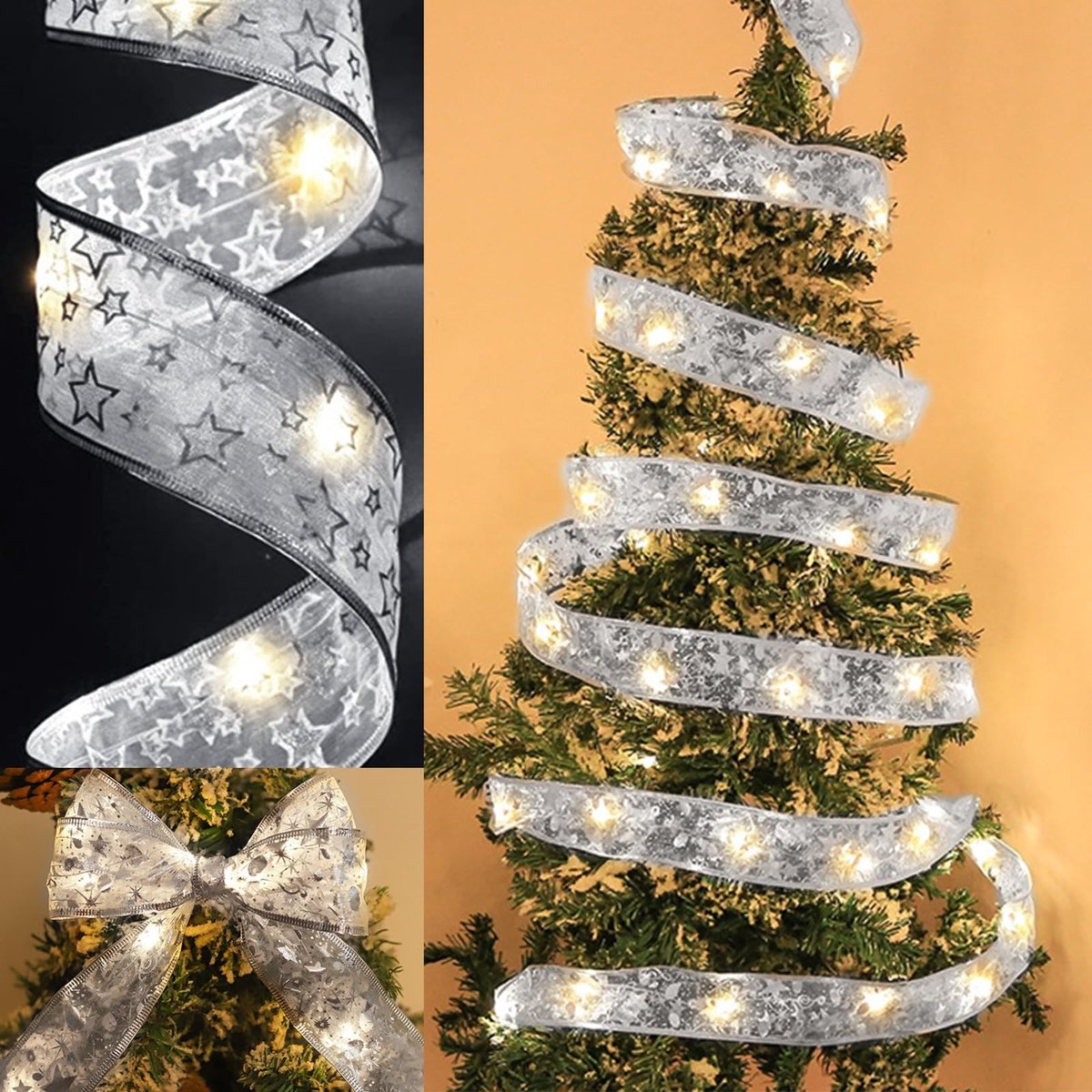 Solidchoice - 550 cm LED Kerstband Lichtjes voor Binnen en Buiten
