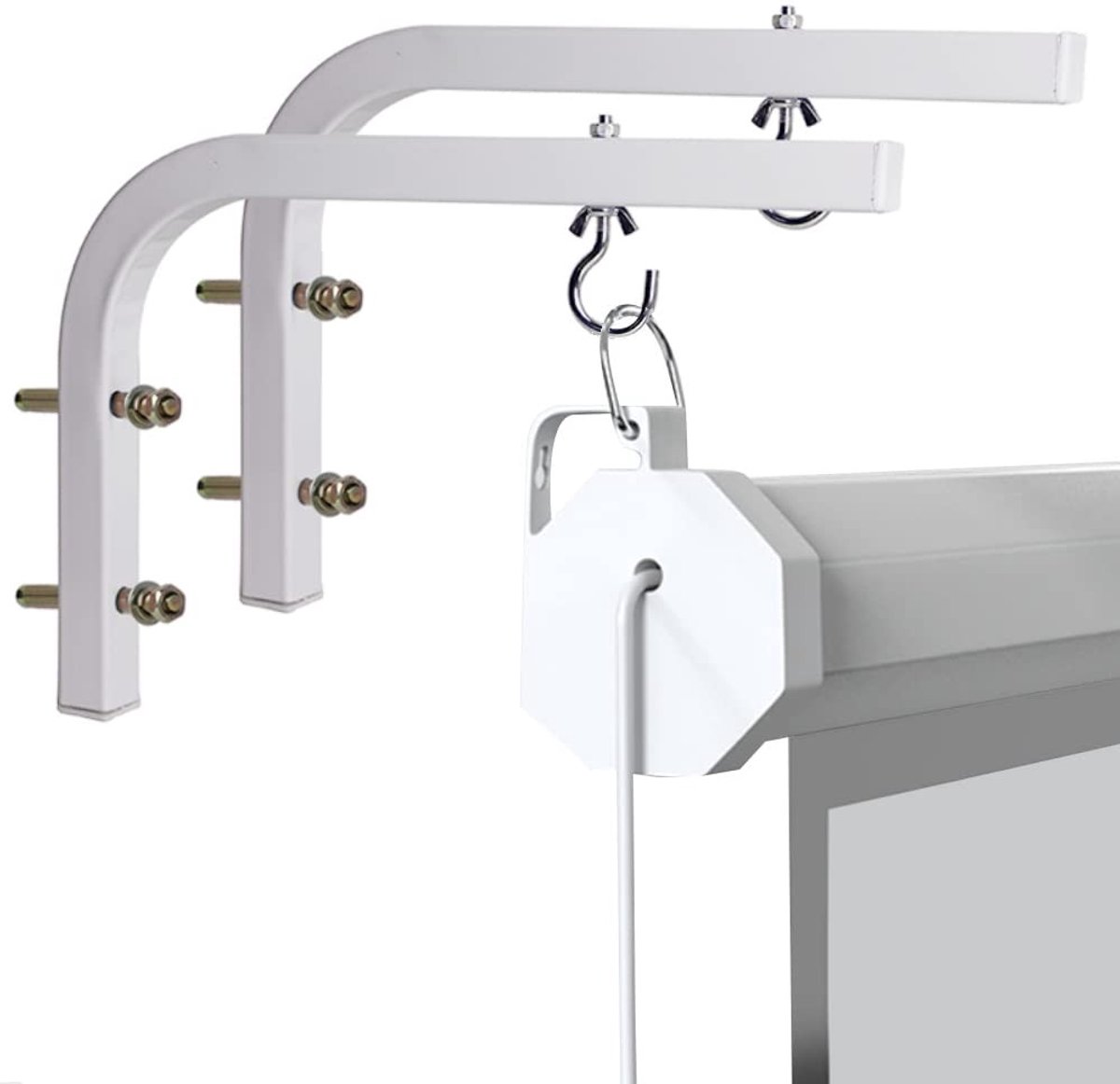 Solidchoice - Universele Projector Scherm L-beugels voor Muurmontage
