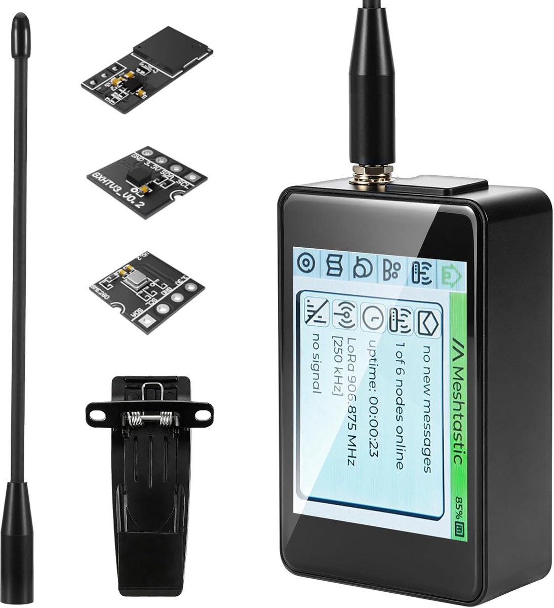 LoRa ESP32 V4 touchscreen-module - BME-280+TH-sensor - inclusief buzzer en 2800 mAh batterij - ShopVlot