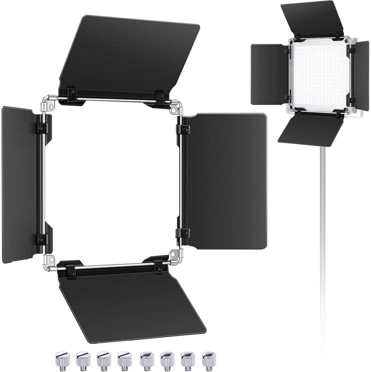 Solidchoice - Professionele LED Video Licht Barndoor voor Videoproductie