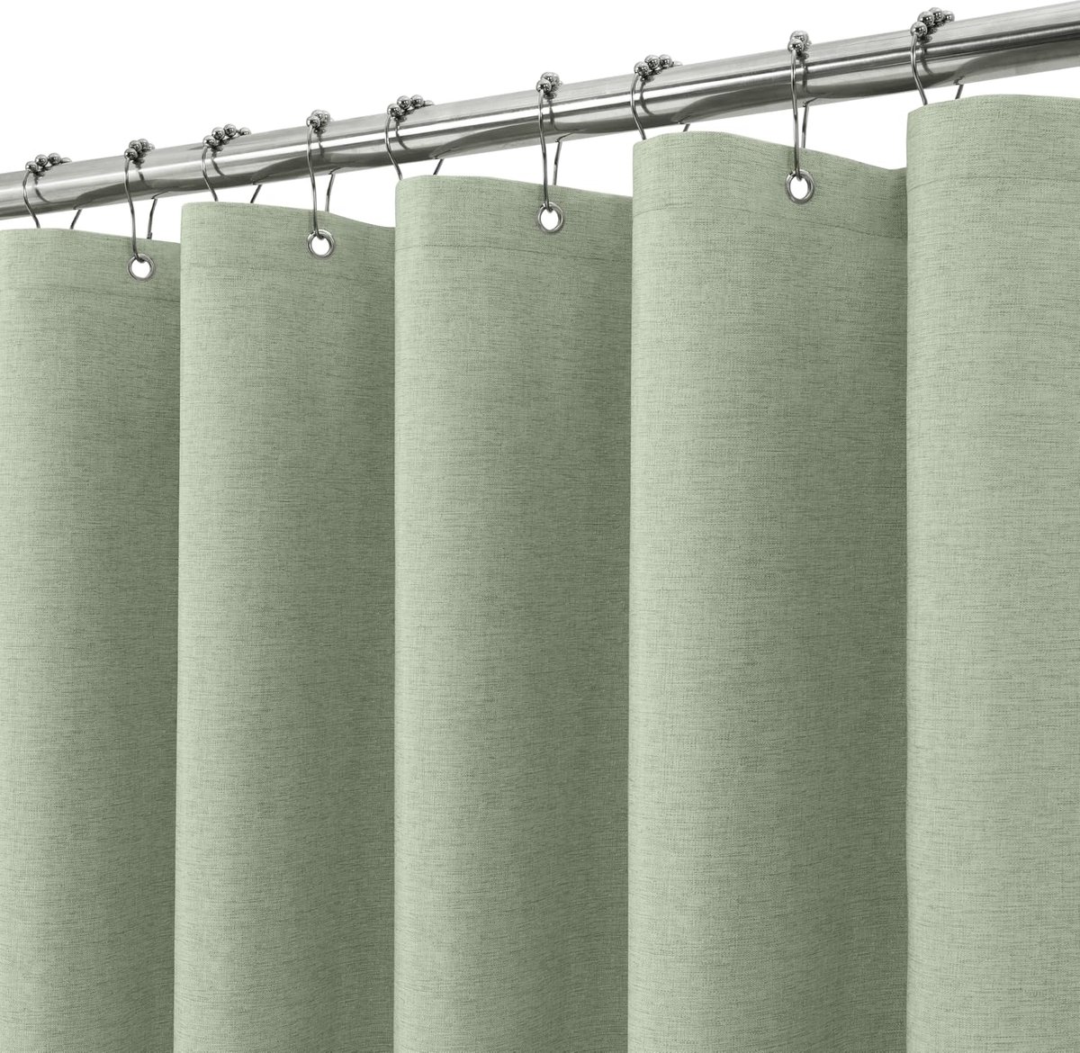 Douchegordijn 182 x 214cm - Linnen Textuur - Waterdicht - Anti-schimmel en duurzaam - ShopVlot