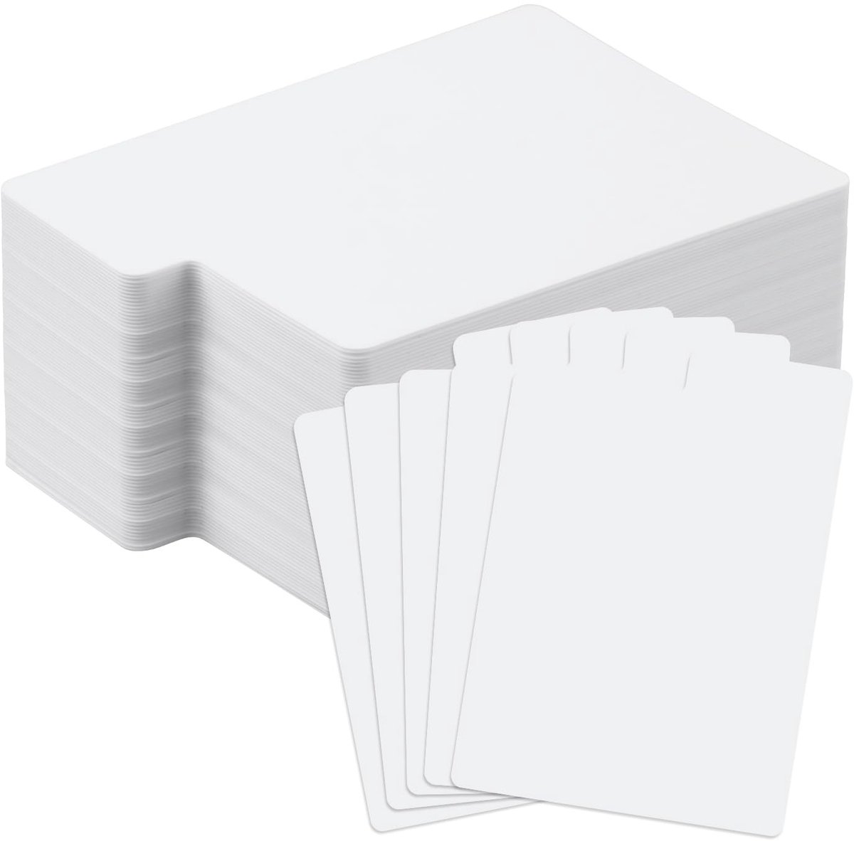 100 stuks verzamelkaartverdelers, 69x97mm, plastic scheidingskaarten, verzamelkaartorganizer, herbruikbare kaartsorteerverdelers voor games en sportartikelen