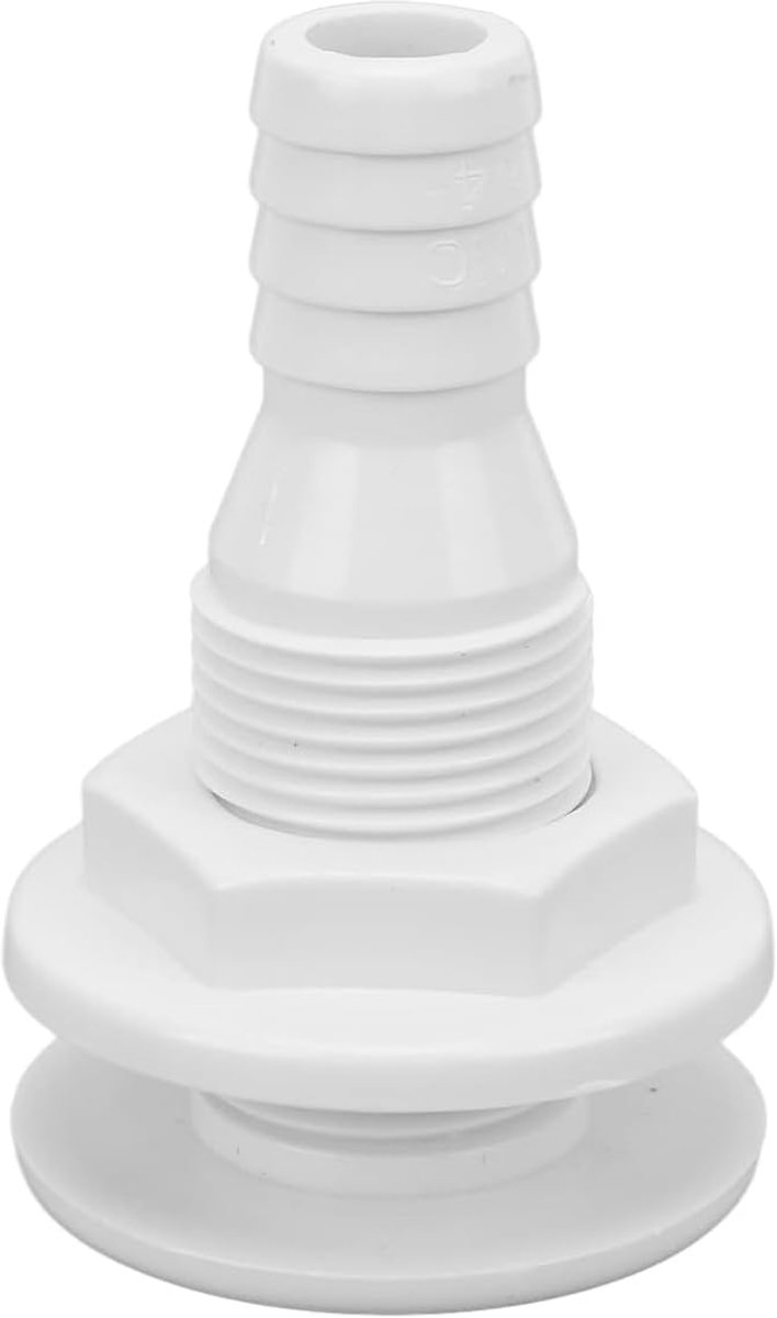 Doorvoerfitting 3/4 Inch - ABS kunststof - Sterk en duurzaam - Essentieel voor bootinstallaties - ShopVlot