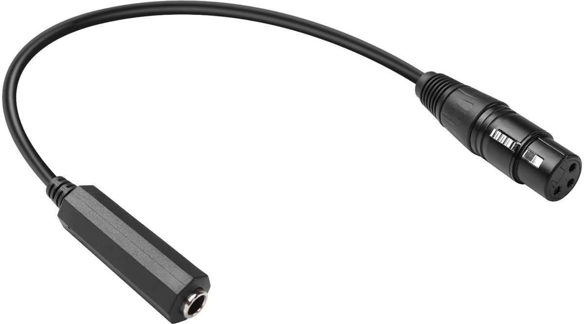 Solidchoice - 1/4 inch naar XLR Audiokabel 0.3m