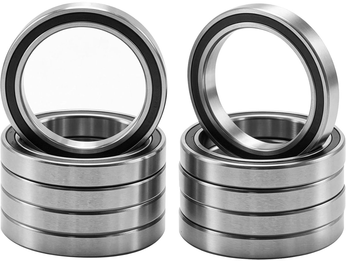 Groefkogellagers 6704-2RS 20 x 27 x 4 mm - chroomstaal - dubbelzijdige afdichting - geschikt voor hogesnelheidsmotoren - ShopVlot