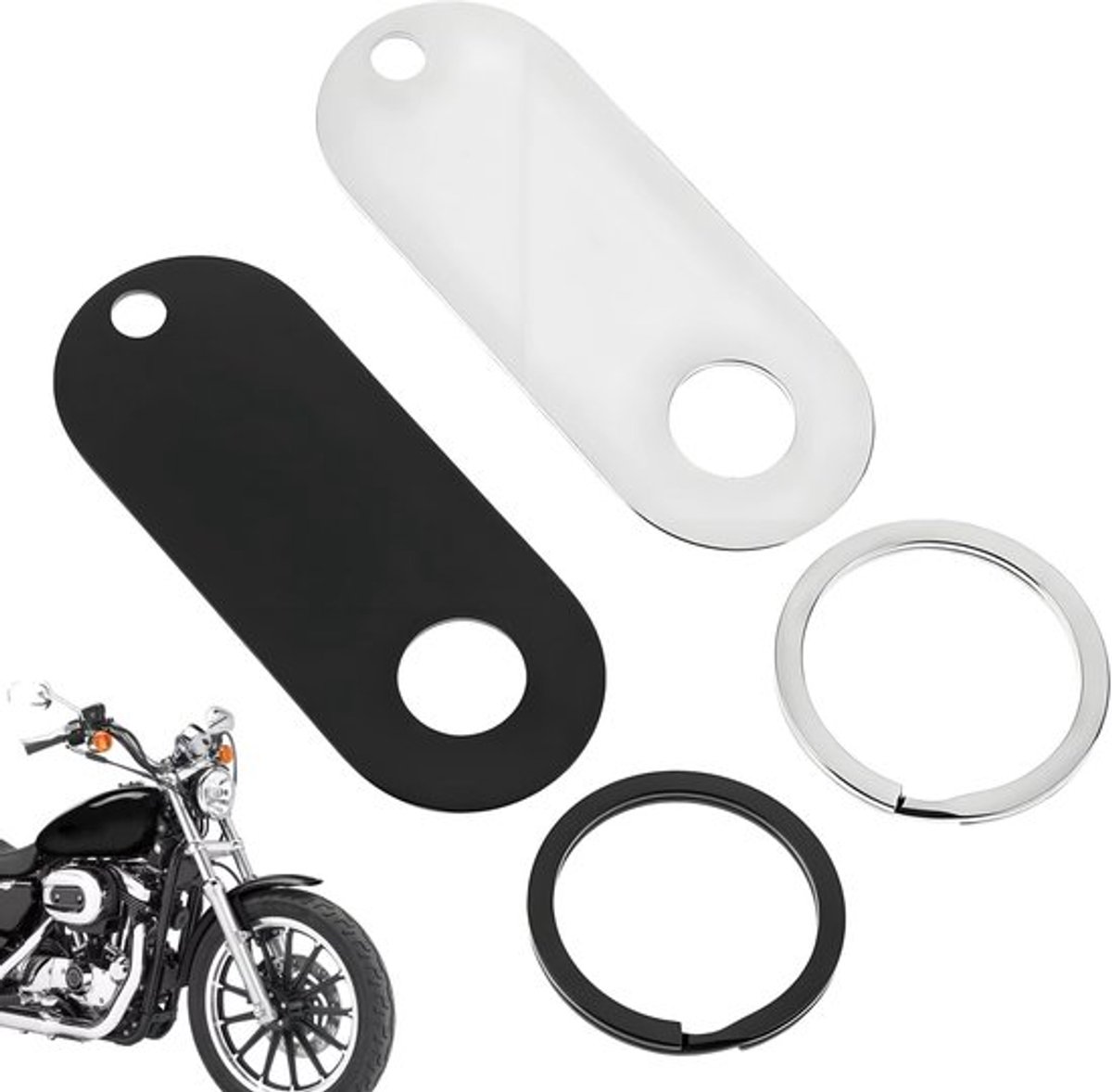 2 stuks fietsbelhouders van roestvrij staal, houder voor motorbel, eenvoudige installatie zonder gereedschap, perfect cadeau voor motorliefhebbers