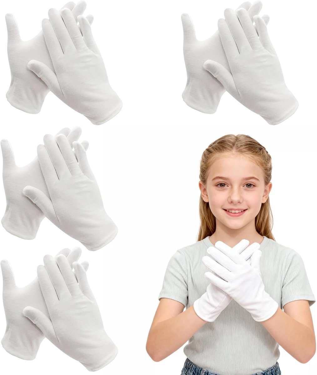 Eczema Handschoenen voor Kinderen 11-15 Jaar - Katoenen Vochtinbrengende Handschoenen - Voor Droge Huid - ShopVlot
