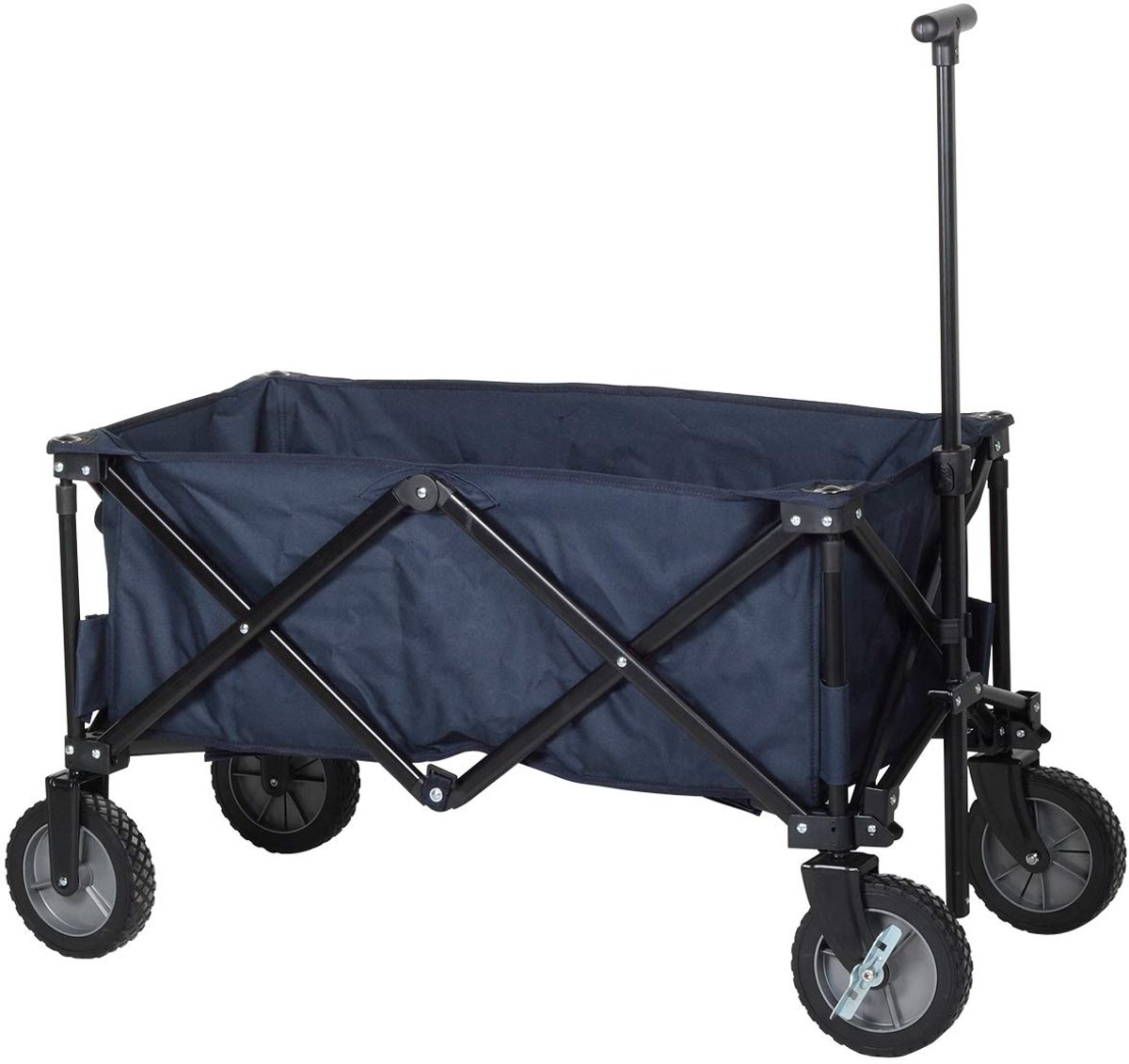 CAMPART TRAVEL Reizen Bagage Winkelwagen 90.5 x 48 x 59/105cm marineblauw - ShopVlot