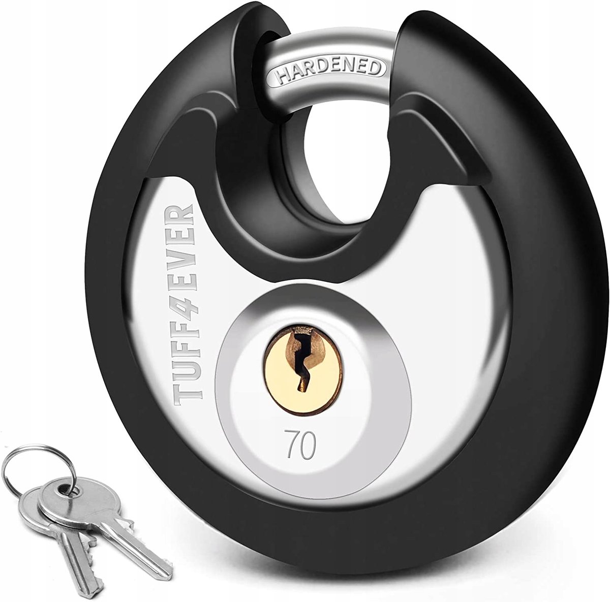 Tuff4Ever Rond Beveiligingsslot met 3 Sleutels - Weerbestendig