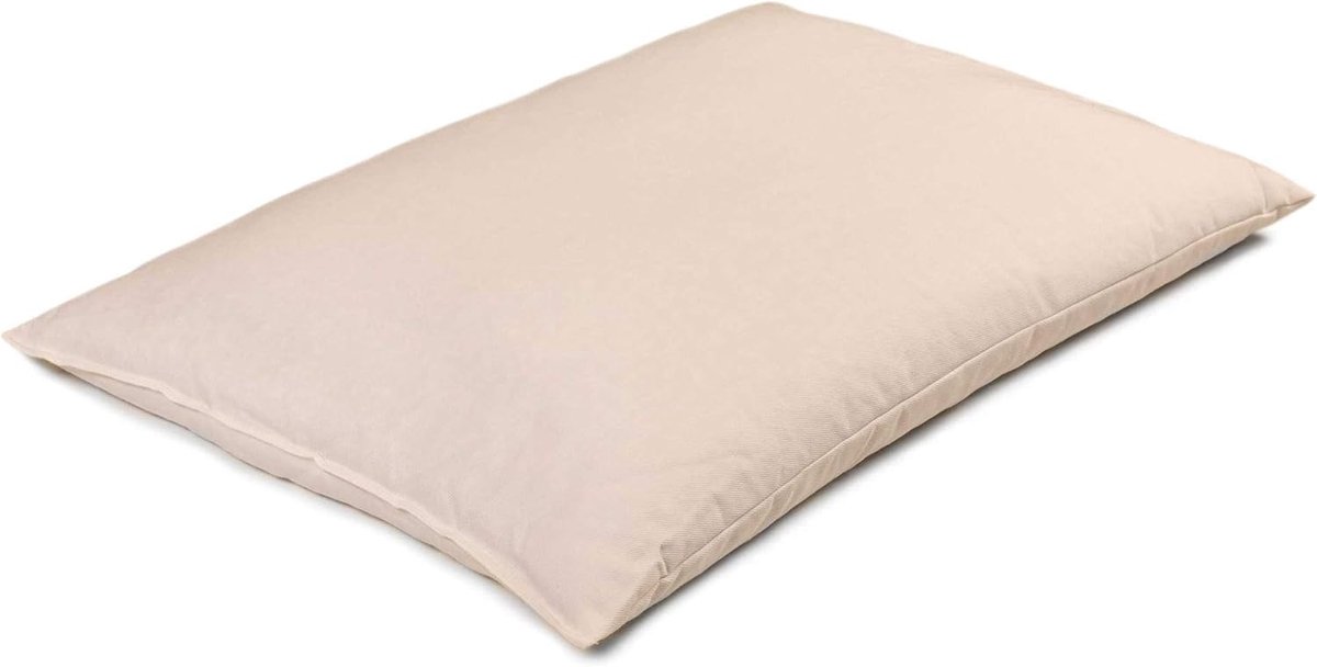 GIRAFFENLAND Biologisch spelt kussen 40x60cm, ruw wit, met biologische spelt - ShopVlot