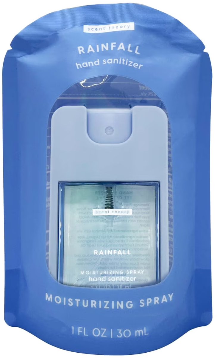 Scent Theory, Hand Sanitizer Spray, RainFall, | Hygiënische Handdesinfectiespray, 30ml