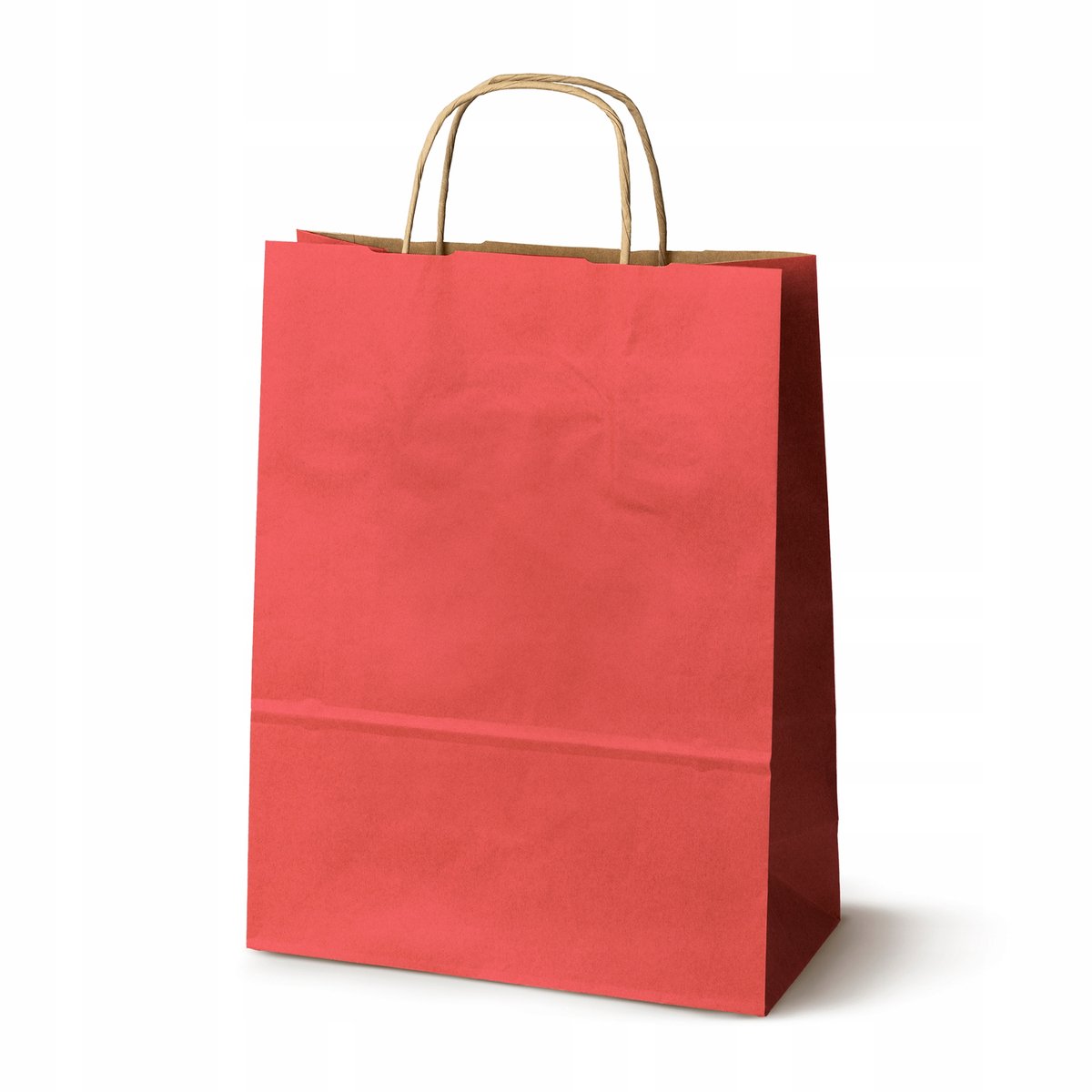 100 Rode Papieren Zakken 24x10x32 cm - Milieuvriendelijk & Stevig