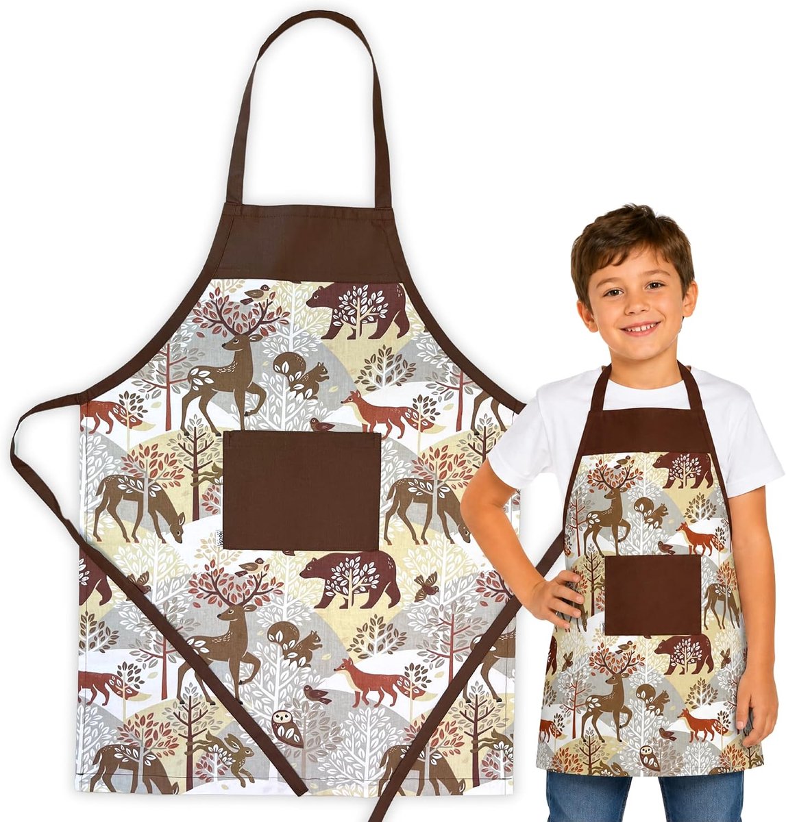 Kinderschort met Pocket - Verstelbaar - Voor koken en knutselen - Geschikt voor jongens en meisjes - ShopVlot
