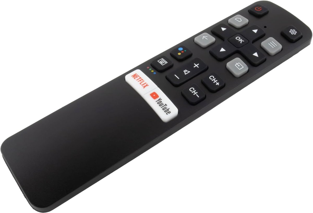 Vervangende afstandsbediening voor TCL Bluetooth - met spraakbesturing - geen installatie vereist - ShopVlot