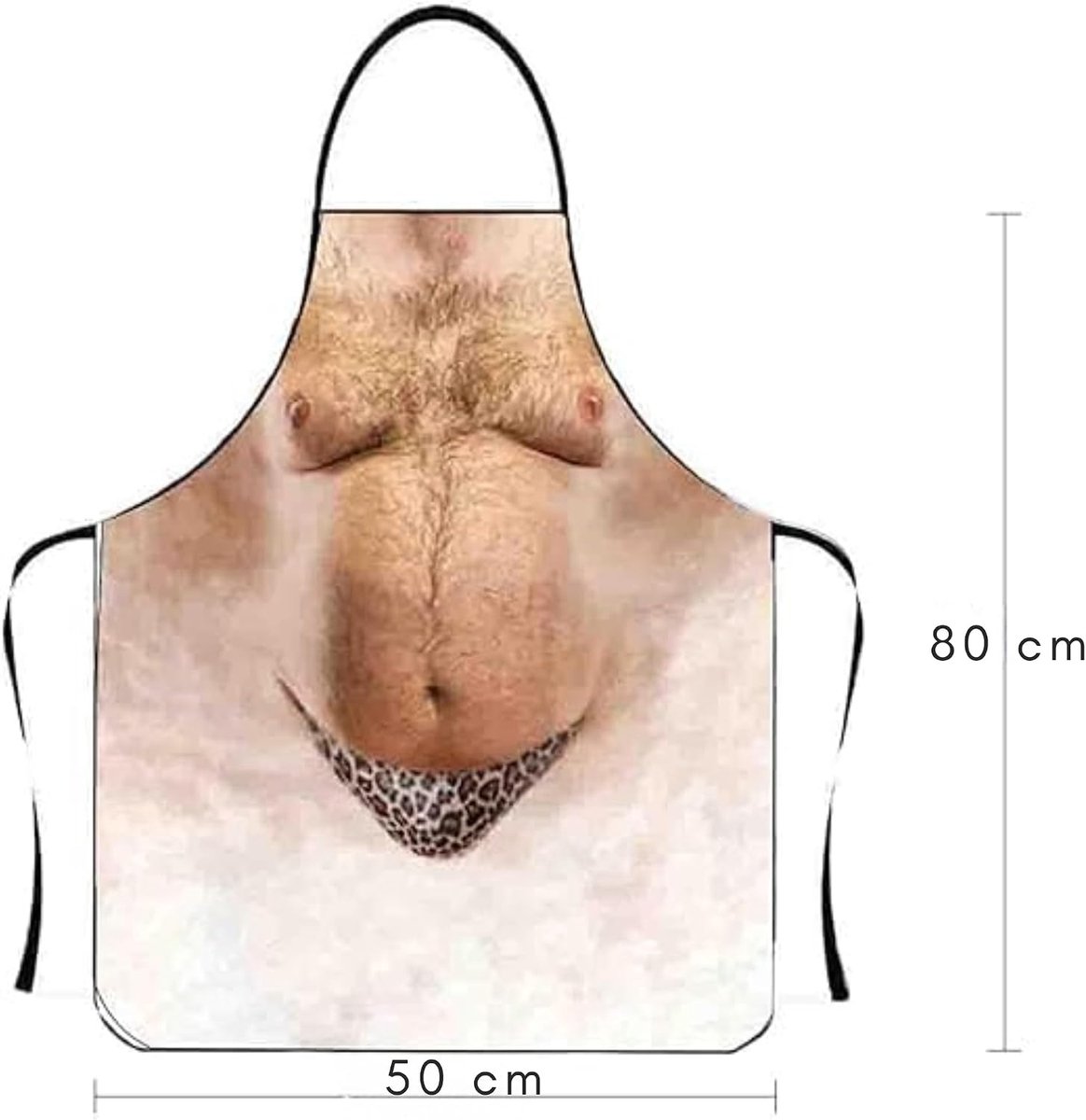 Funny Kitchen Apron Men Kitchen BBQ Party Creative Cooking Grilling Baking Apron - ShopVlot