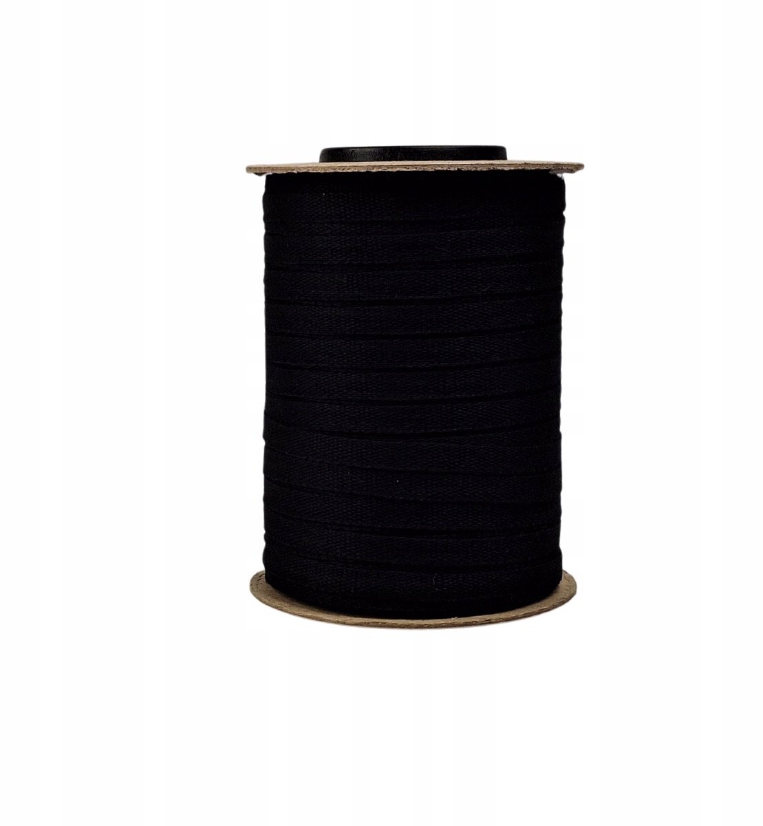 Ariadna Katoenen Kousenband 5mm 100m Zwart - Naaigerei & Hobby