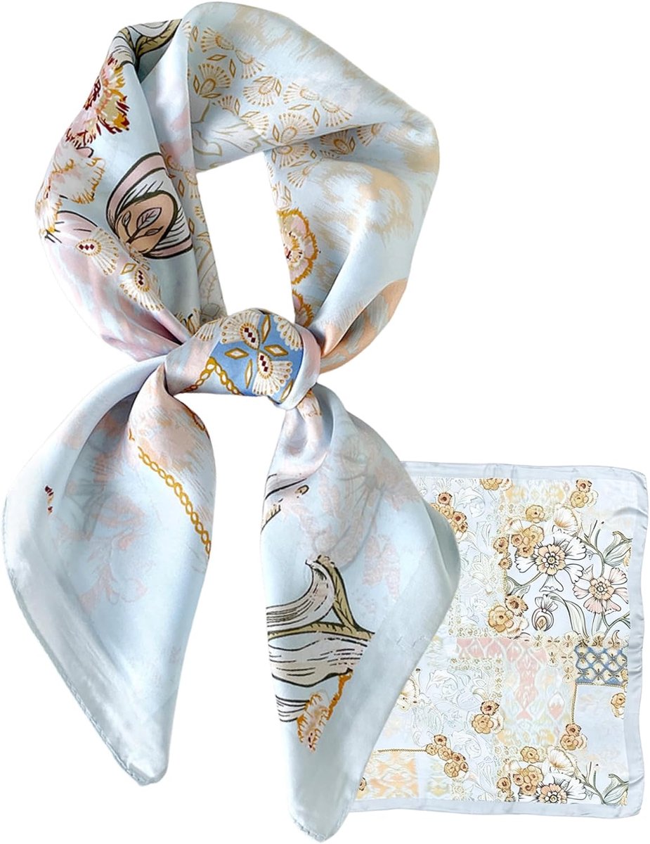 Ladies Large Bandanas Paisley Square Scarf Bag Head for Women (28 x 28 in) - ShopVlot
