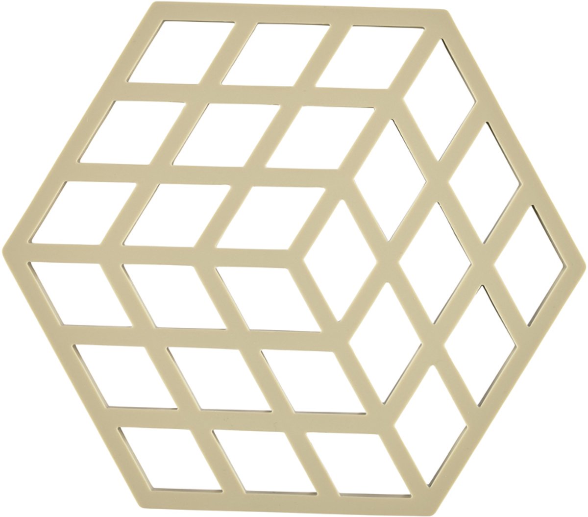 Zone Denmark Cube Onderzetter 16 x 14 x 0,9 cm Warm Sand