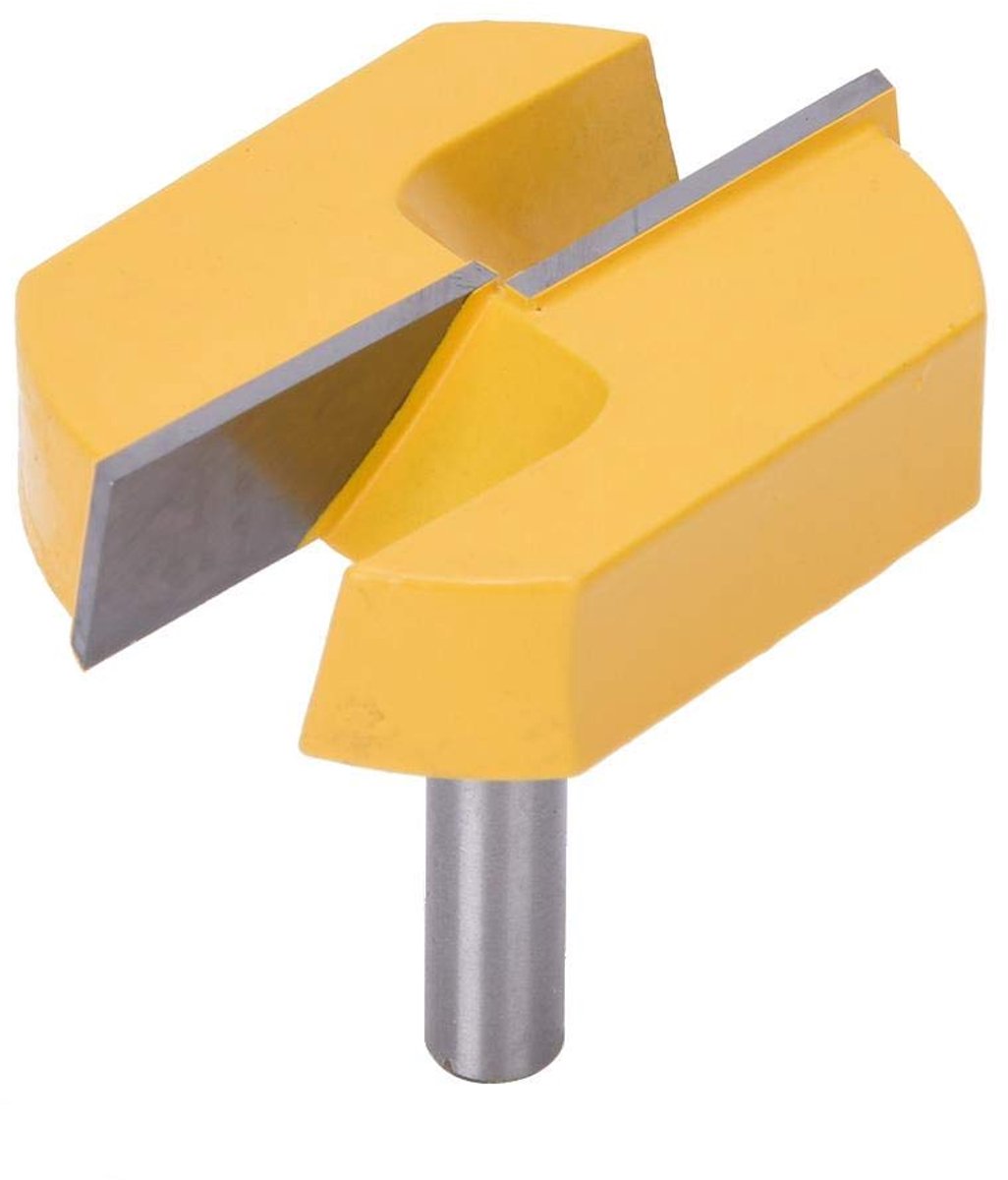 8mm Shank Router Bit, 8x57mm Bottom Cleaning Router Bit Bottom Surface Planer Woodworking Milling Cutter - ShopVlot