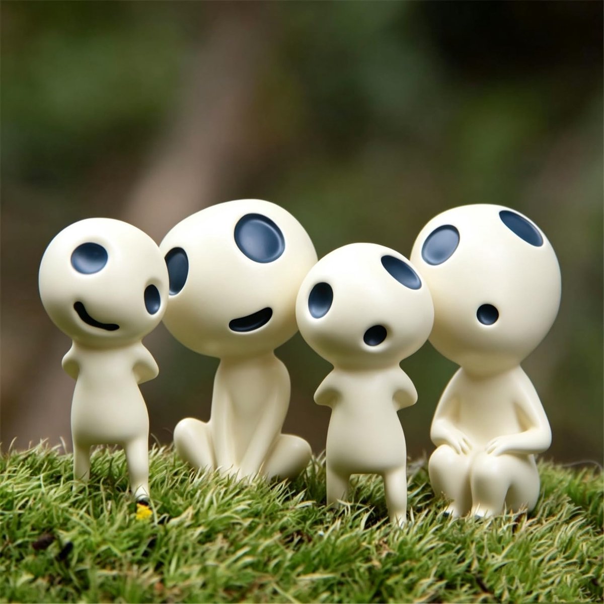 Mini Garden Decoration Princess Mononoke Tree Elves Doll Micro Landscape Ornament Resin for Dollhouse Dollhouse - ShopVlot