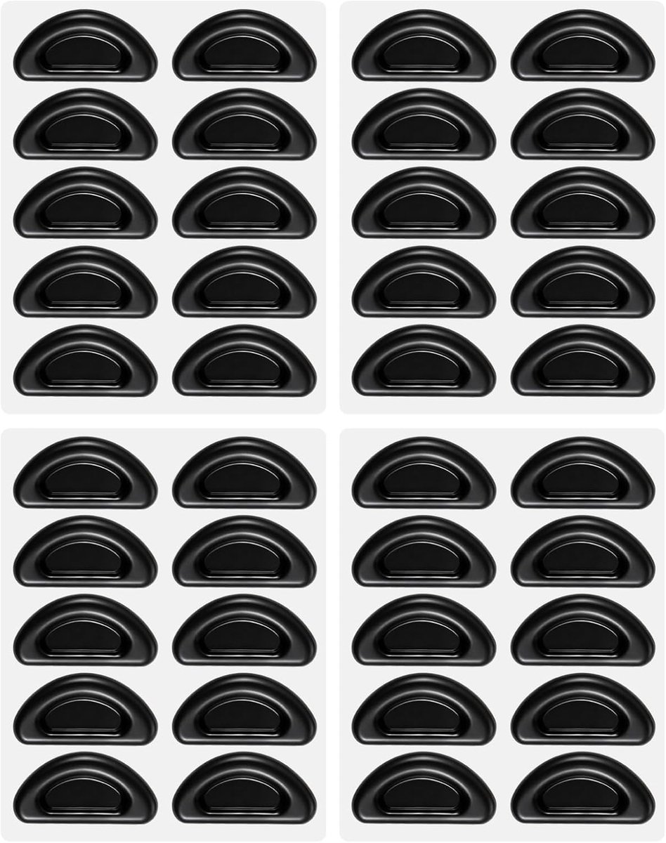 20 paar antislip lenzenvloeistof neuspads, neuspads voor bril antislip - ShopVlot