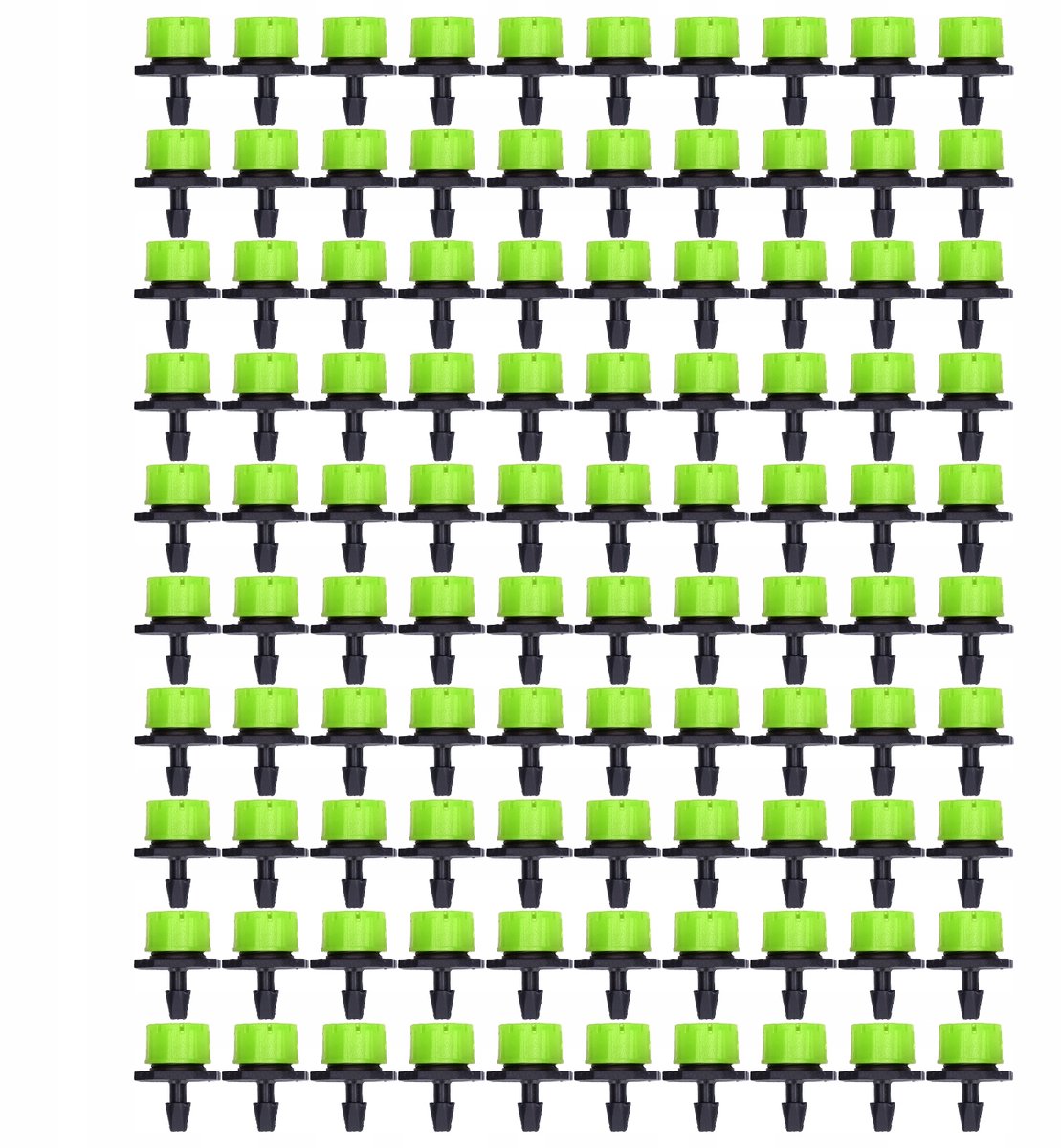 Druppelsystem met Regelbare Doorstroming - 100 Stuks Groen