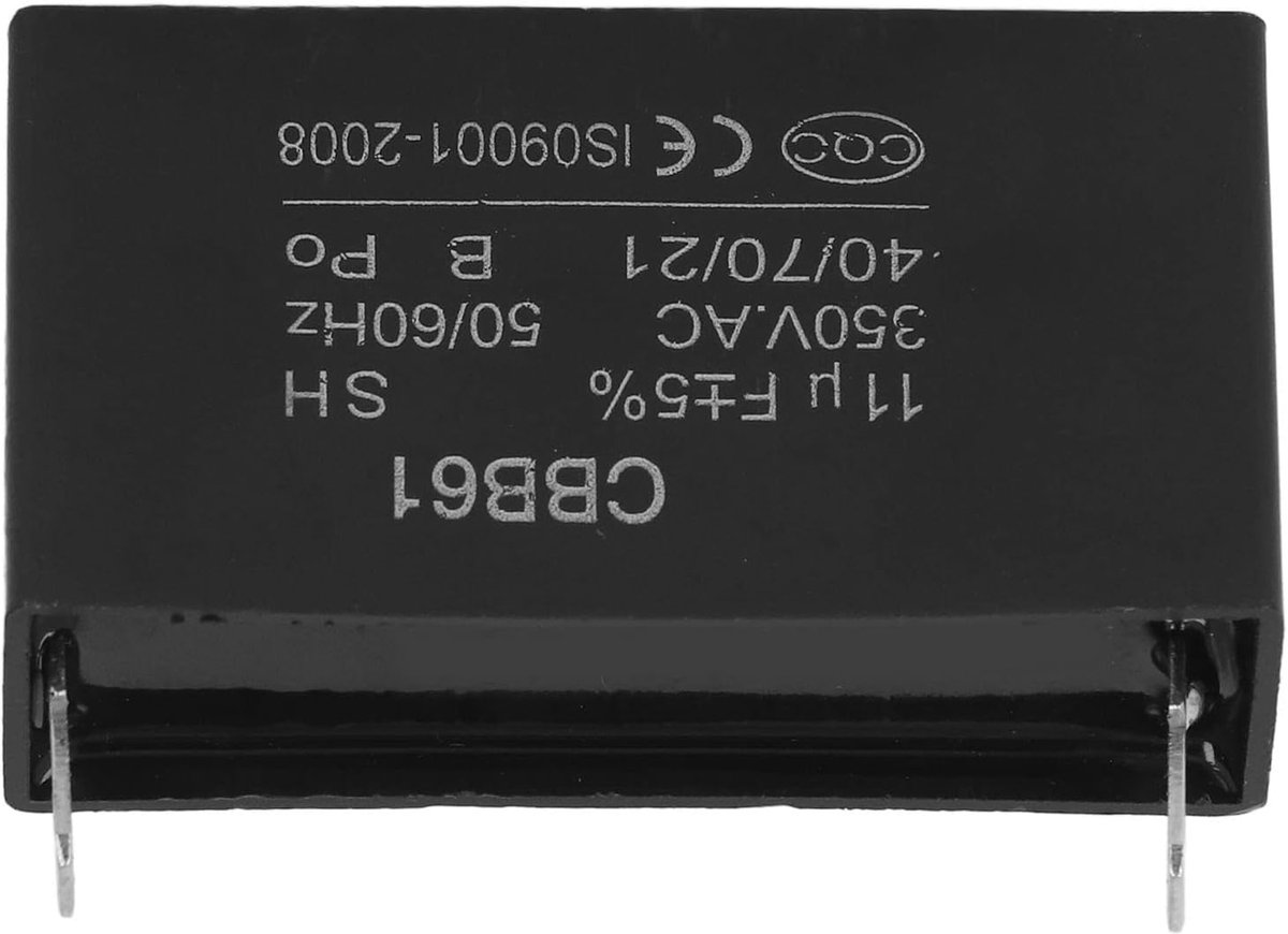 Gasoline Generator Capacitor 50/60Hz 350VAC 11uf Start Run Engine Capacitor CBB61 ABS Start Capacitor for Refrigerator - ShopVlot