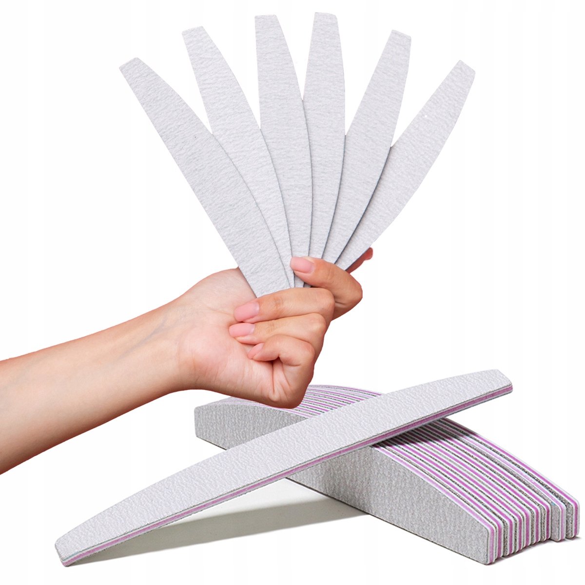 20x Nagelvijllaars Zebra Manicure 100/180 - Professioneel